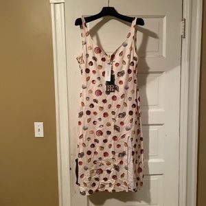 NWT Samantha Pleet seashell dress size large